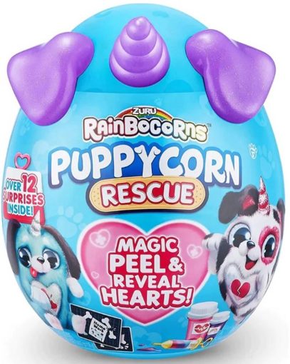 Игрушка сюрприз Rainbocorns Puppycorn Rescue фиолетовый