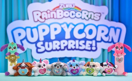 Игрушка сюрприз Rainbocorns Puppycorn Surprise 2 серия оранжевый