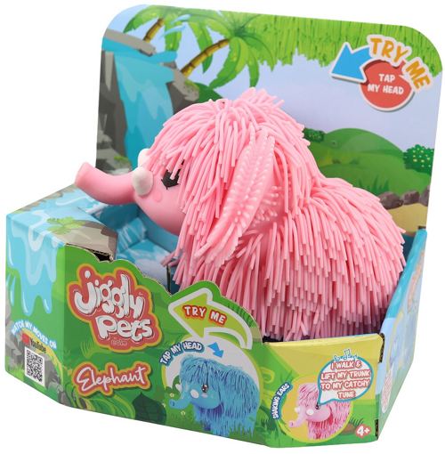Интерактивная игрушка Джигли Петс Мамонтенок 40393 розовая