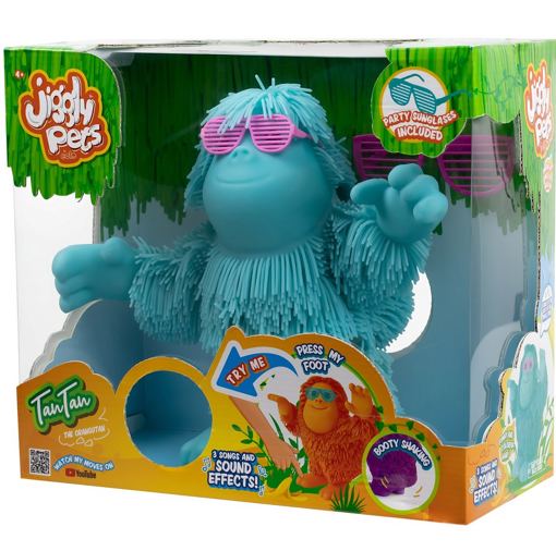Интерактивная игрушка Джигли Петс Орангутан Тан-Тан 40389 голубой
