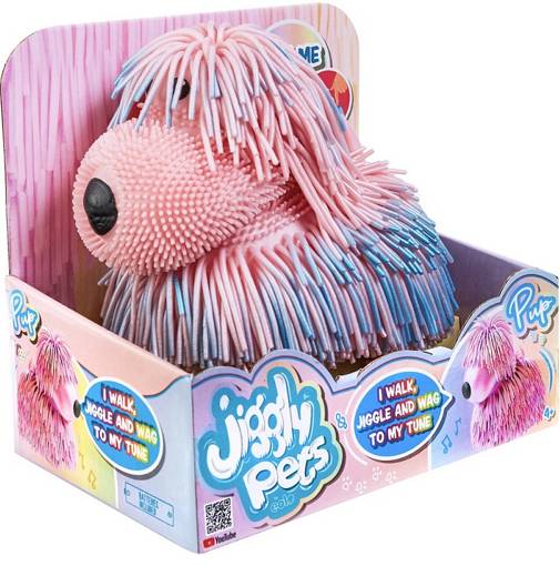 Интерактивная игрушка Джигли Петс Щенок Пап 40397 розовый