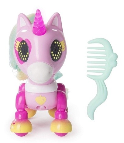 Интерактивная игрушка Zoomer Zupps Tiny Unicorns "Счастливый единорог" розовый