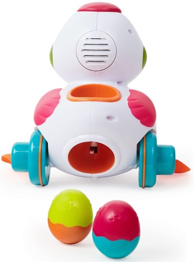 Интерактивная игрушка Уточка Auby 40738 свет, звук