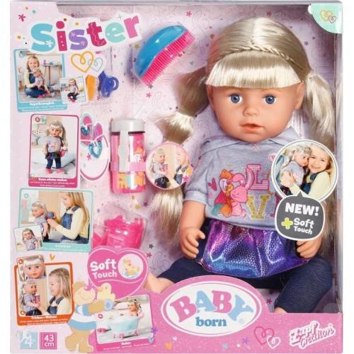 Интерактивная кукла Сестричка модница Беби Бон Baby Born 824603