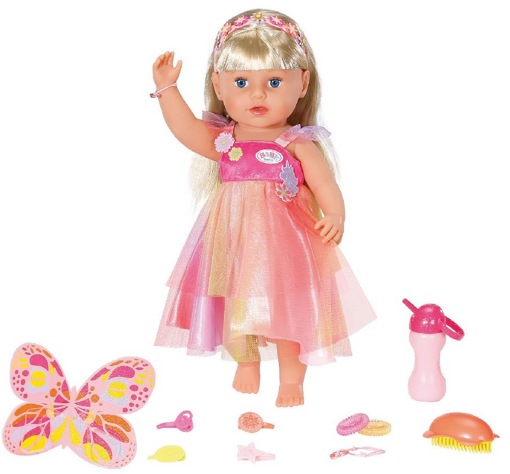 Интерактивная кукла Сестричка в платье единорога Беби Бон Baby Born 817711