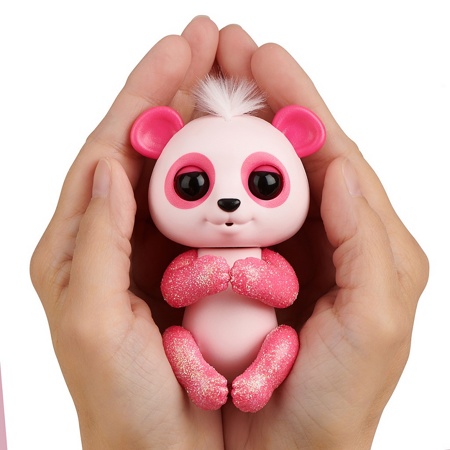 Интерактивная панда Fingerlings Wowwee Полли розовая