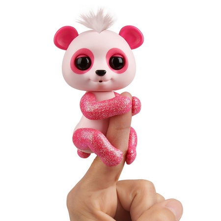 Интерактивная панда Fingerlings Wowwee Полли розовая