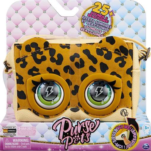 Интерактивная сумочка Леопард Purse Pets