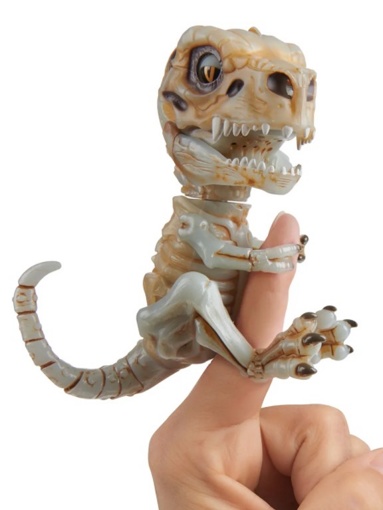 Интерактивный динозавр Fingerlings Untamed Wowwee Скелетон Дум 3981