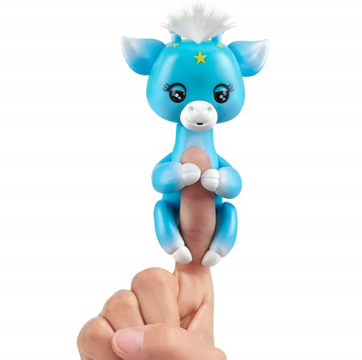 Интерактивный жирафик Lil' G голубой Fingerlings Wowwee 3556
