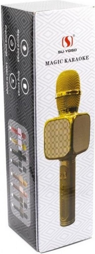 Караоке микрофон Su Yosd Magic Karaoke YS-05 золото (Оригинал)