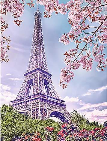 Алмазная вышивка "Весна в Париже" Гранни