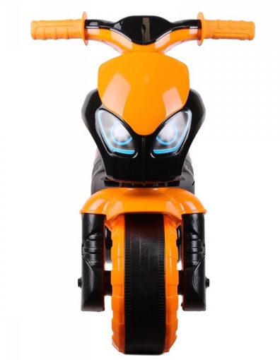 Каталка-мотоцикл черно-оранжевый ТехноК 5767