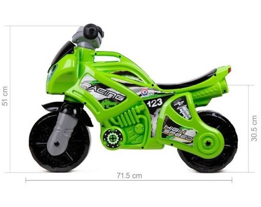 Каталка-мотоцикл салатовый ТехноК 5859
