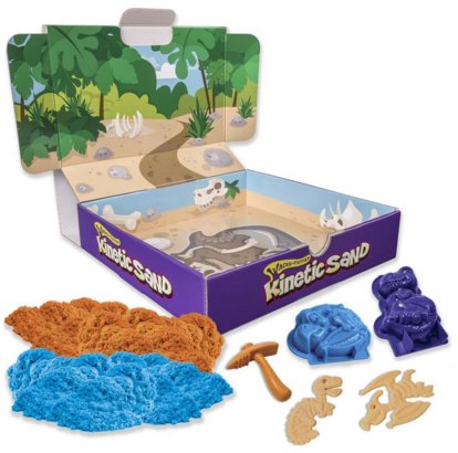 Кинетический песок Kinetic Sand 71415 с формочками 340 гр