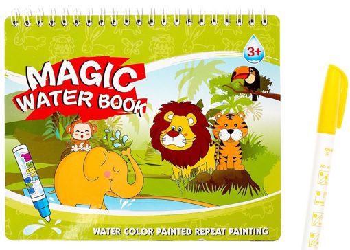 Книжка для рисования водой «Рисуем животных» с маркером Magic Water 98255