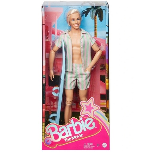 Коллекционная кукла Barbie The movie Кен Райан Гослинг в пляжном костюме HPJ97