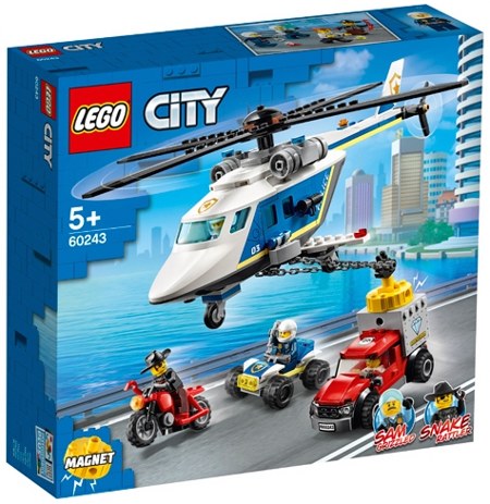 Лего Сити 60243 Погоня на полицейском вертолёте Lego City - фото