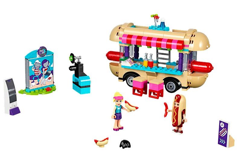 Лего 41129 Парк развлечений: фургон с хот-догами Lego Friends