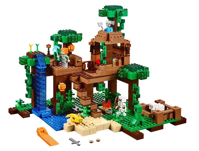 Лего Майнкрафт 21125 Домик на дереве в джунглях