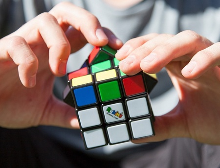 Кубик Рубика 3х3 без наклеек Rubik's КР5027