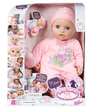 Кукла с мимикой 43 см девочка Baby Annabell 794821