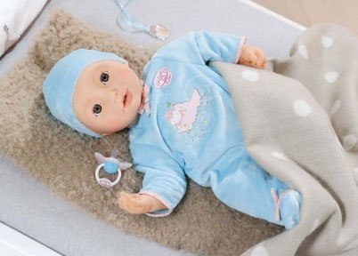 Кукла с мимикой 43 см мальчик Baby Annabell 794654