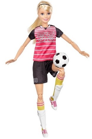 Кукла Барби Безграничные движения Футболистка DVF69