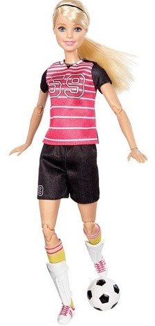 Кукла Барби Безграничные движения Футболистка DVF69