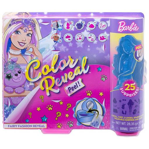 Кукла Барби Color Reveal Peel Фея GXV94