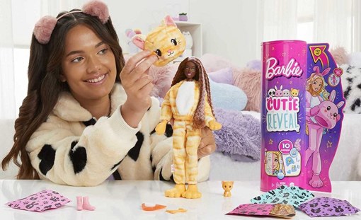 Кукла Барби Cutie Reveal Котик HHG20