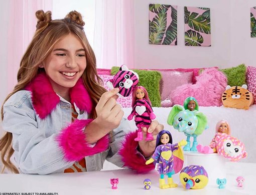 Кукла Барби Cutie Reveal Mini Тукан HKR16