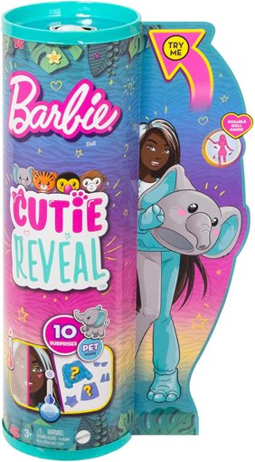 Кукла Барби Cutie Reveal Слон HKP98