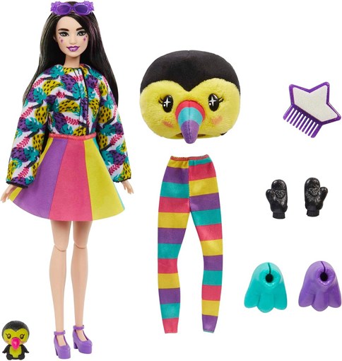 Кукла Барби Cutie Reveal Тукан HKR00