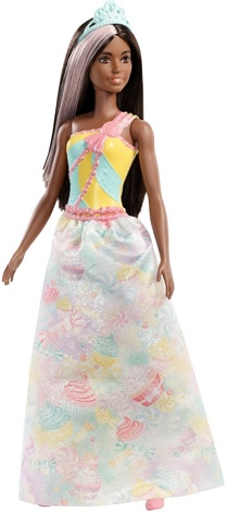 Кукла Барби Принцесса Шатенка FXT13 FXT16