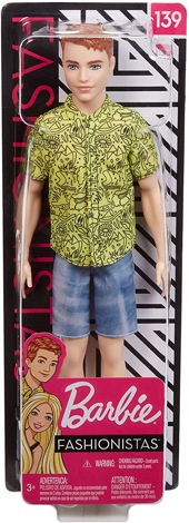 Кукла Барби Игра с модой Кен в желтой рубашке GHW67