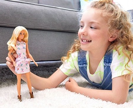 Кукла Барби Игра с модой в цветочном платье FXL52