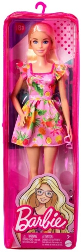 Кукла Барби Игра с модой в цветном платье и розовых очках HBV15