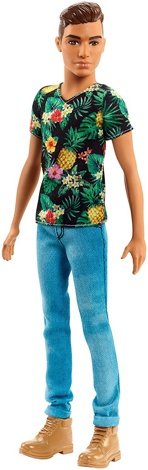 Кукла Барби "Игра с Модой" Кен с темными волосами FJF73