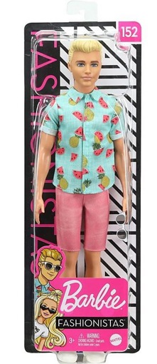 Кукла Барби Кен Игра с модой в рубашке с фруктами GHW68