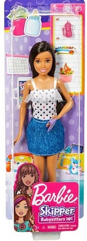 Кукла Барби Скиппер в майке в горошек FXG92