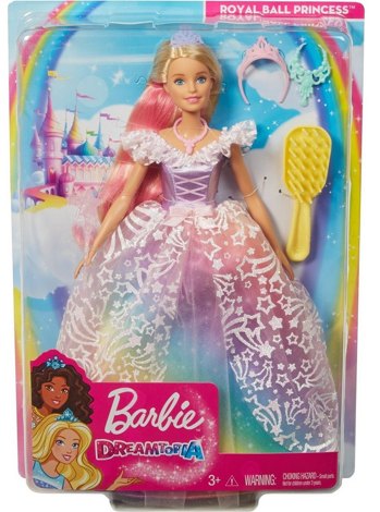 Кукла Барби Принцесса в длинном пышном платье GFR45