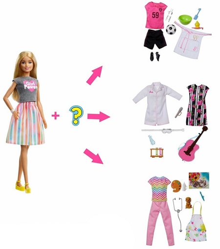 Кукла Барби Профессия-сюрприз блондинка GFX84