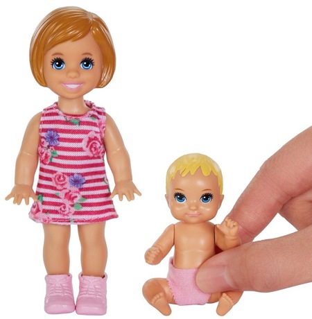 Кукла Барби Скиппер няня Брат и сестра GFL31