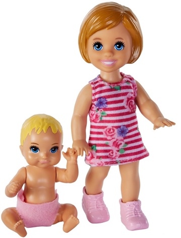 Кукла Барби Скиппер няня Брат и сестра GFL31