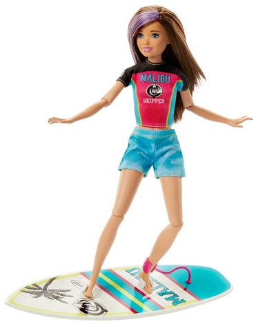 Кукла Барби Скиппер серфингистка GHK36