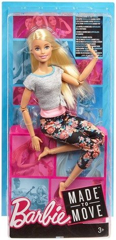 Кукла Барби Безграничные Движения Блондинка в цветочных штанах FTG81