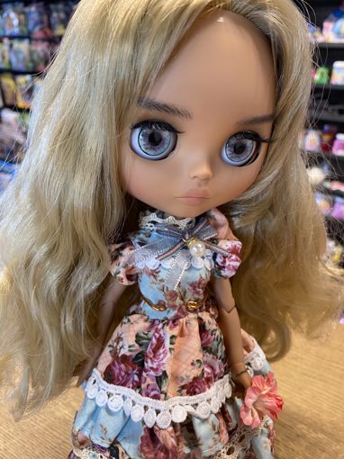 Кукла Блайз в цветочном платье (Кастом) - фото2