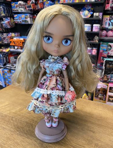 Кукла Блайз в цветочном платье (Кастом) - фото
