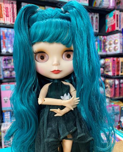 Кукла Блайз с бирюзовыми волосами Лесная нимфа
